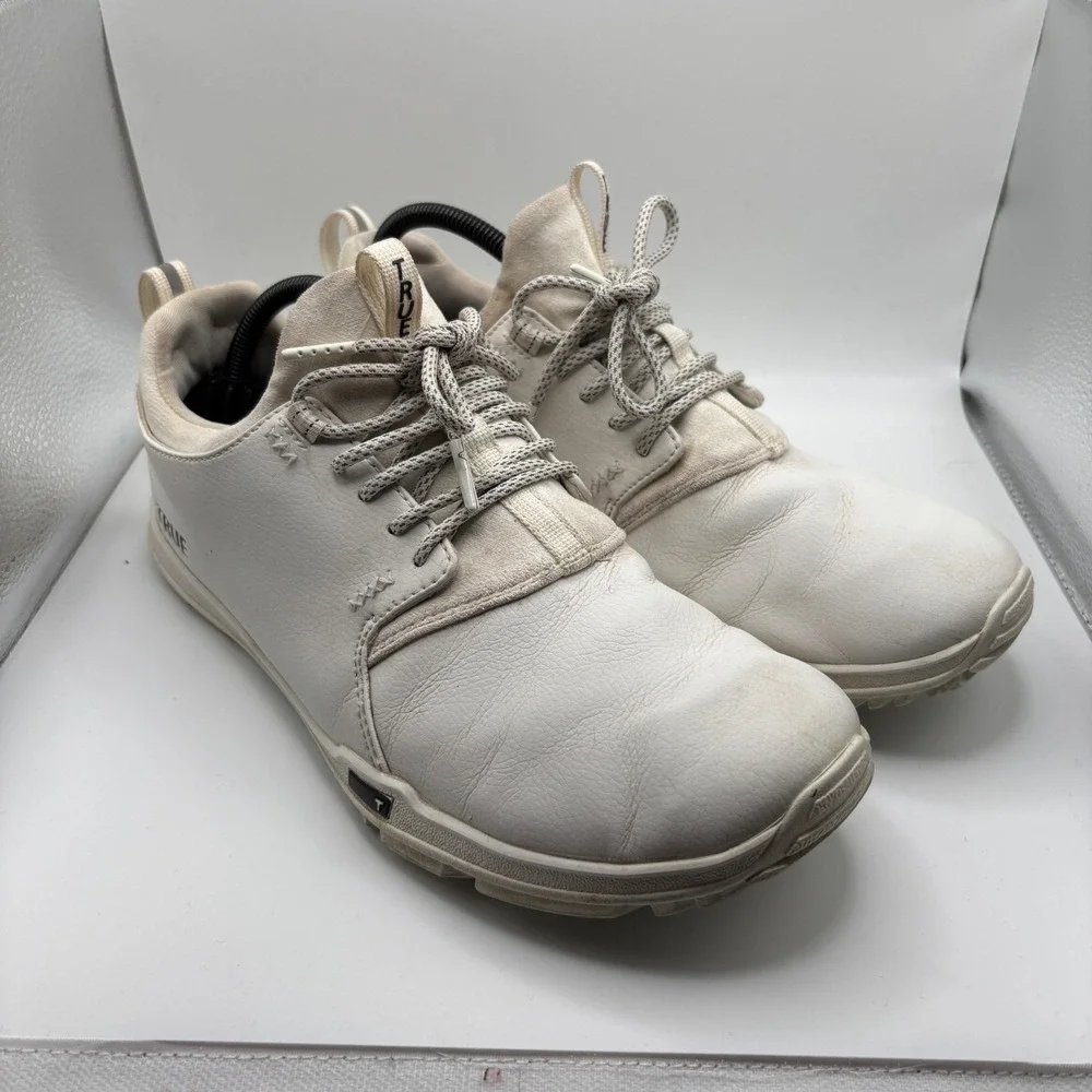 True Linkswear Original 1.2 Zero Drop White‎ Spikeless Golf Shoes Men's Size 11